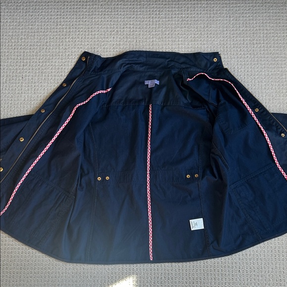 Laura Scott Cotton Utility Jacket in Navy Blue - Picture 11 of 11